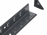 2 stuks magazijnstelling / opbergrek - easy - 160 x 80 x 40 cm - grijs - afbeelding 11 van  16