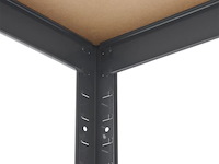 2 stuks magazijnstelling / opbergrek - easy - 160 x 80 x 40 cm - grijs - afbeelding 13 van  16