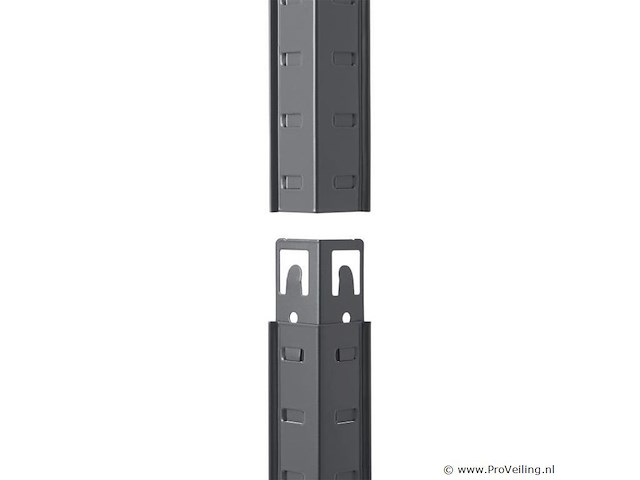 2 stuks magazijnstelling / opbergrek - easy - 160 x 80 x 40 cm - grijs - afbeelding 8 van  16