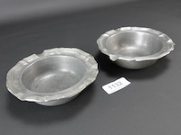 2 tinnen asbakken - afbeelding 1 van  5