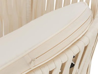 2 tuinstoelen met touwgaas - beige - incl. rug- en zitkussens - afbeelding 3 van  13