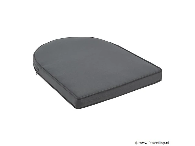 2 tuinstoelen met touwgaas - donkergrijs - incl. rug- en zitkussens - afbeelding 4 van  13
