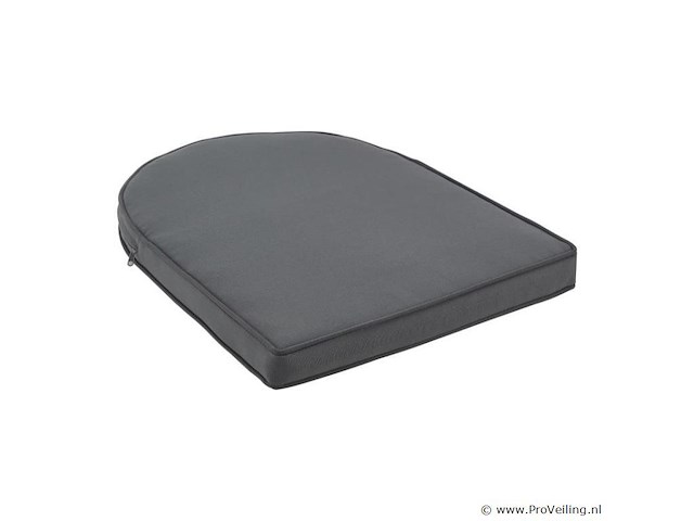 2 tuinstoelen met touwgaas - donkergrijs - incl. rug- en zitkussens - afbeelding 2 van  11