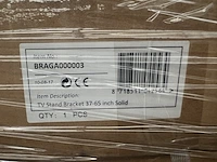 2 vaste tv vloerstandaard 37-60 inch solid sam creative, braga000003 - afbeelding 3 van  3