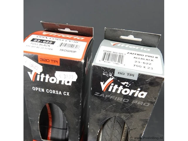 2 vittoria racefiets buitenbanden - afbeelding 2 van  5