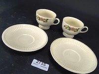 2 wedgwood kop en schotels - afbeelding 4 van  5