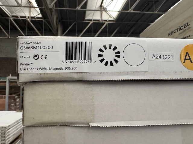 2 whiteboard glas solid clear white 100x200 cm sam creative, gswbm100200 - afbeelding 4 van  4