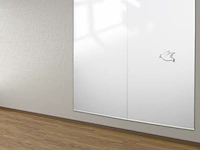 2 whiteboard glas wandpaneel clear white 100x200 cm sam creative, gswam100200 - afbeelding 1 van  3