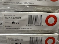 2 whiteboard pro series emaille 100x200 cm sam creative, wbprs100200 - afbeelding 3 van  4