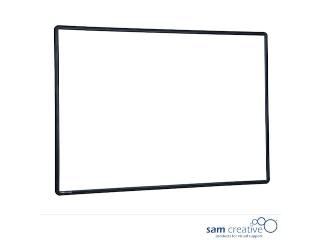 2 whiteboard pro series emaille 100x200 zwart frame sam creative, wbpru100200 - afbeelding 1 van  2