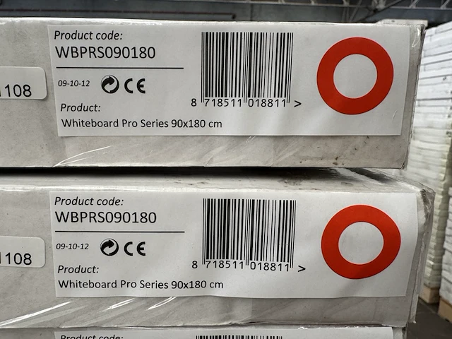 2 whiteboard pro series emaille 90x180 cm sam creative, wbprs090180 - afbeelding 3 van  4