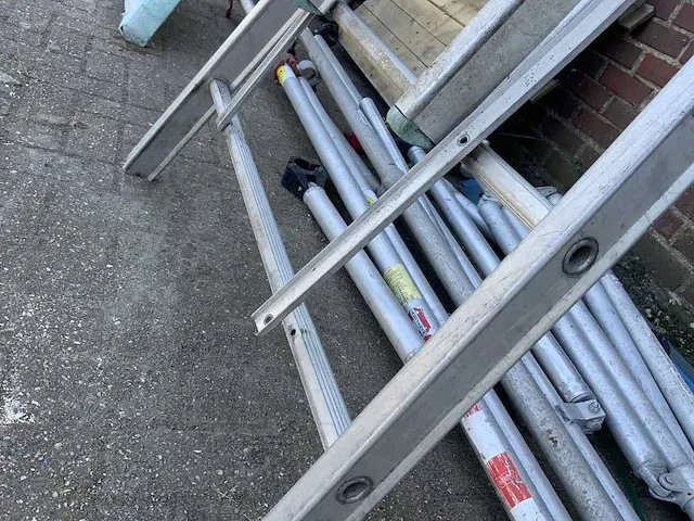 2 x 12 aluminium ladder - afbeelding 5 van  5