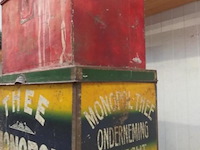 2 x blikken opbergbak ( koffie en thee ) - afbeelding 3 van  5