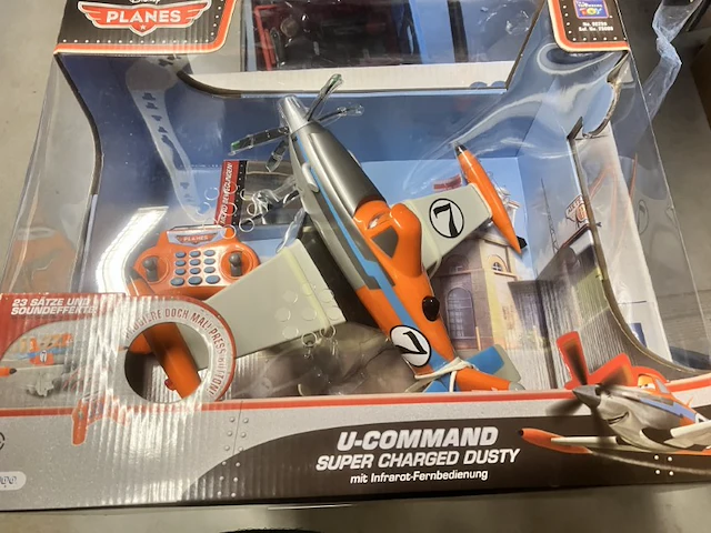 2 x disney vliegtuig op batterijen, werking onbekend - afbeelding 3 van  5