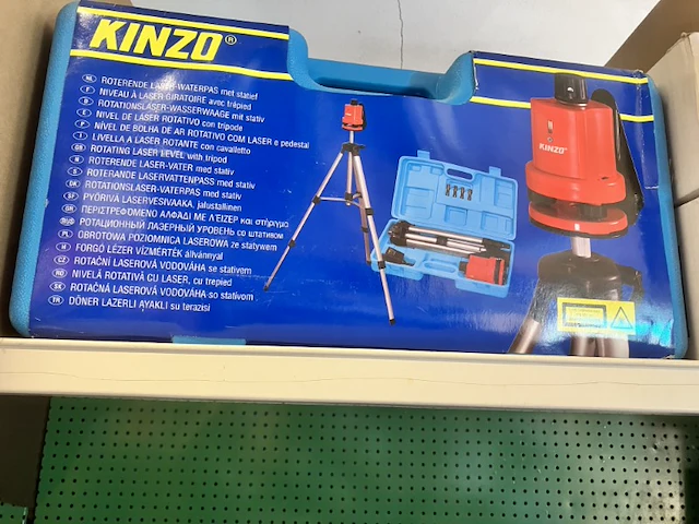 2 x kinzo roterende laser waterpas - afbeelding 1 van  3