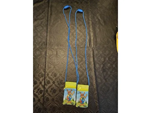 2 x koos konijn tasje/hanger. - afbeelding 1 van  3