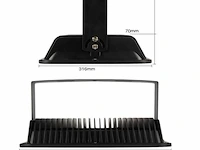 2 x led schijnwerper 200w – 6500k koud wit – ip65 waterdicht – 20.000 lm – cob – buiten/binnen - afbeelding 4 van  5
