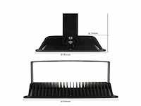 2 x led schijnwerper 300w – 6500kkoud wit – ip65 waterdicht – 30.000 lm – cob – buiten/binnen - afbeelding 4 van  5
