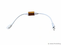 2 x led strip 25m – 10w/m – blauw & warm wit – ip65 waterdicht – smd 2835 - afbeelding 5 van  6