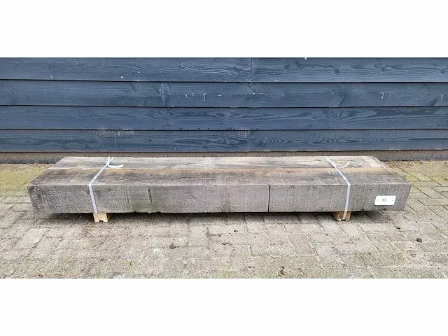 2 x rustieke eiken bielzen 150 x 250mm , lengte 200 cm - afbeelding 5 van  5