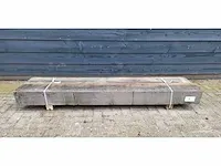 2 x rustieke eiken bielzen 150 x 250mm , lengte 200 cm - afbeelding 5 van  5