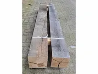 2 x rustieke eiken palen 200 x 200mm , lengte 220cm - afbeelding 2 van  4
