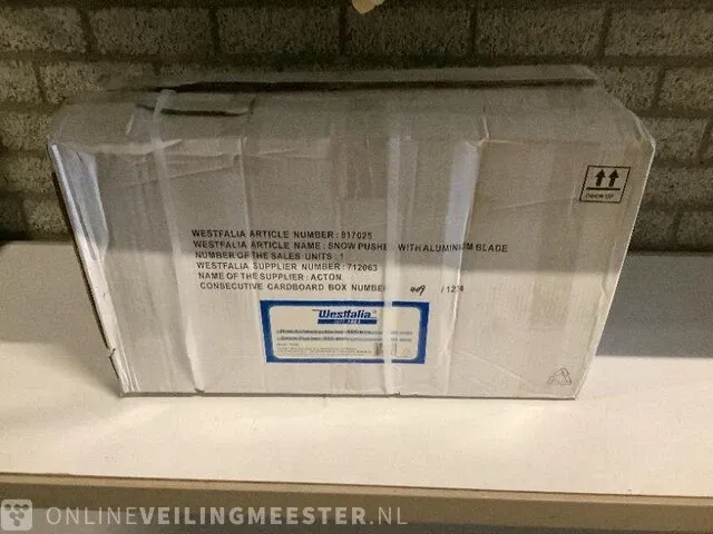 2 x sneeuwschuiver op wielen westfalia, 817025, zilver/zwart - afbeelding 3 van  3