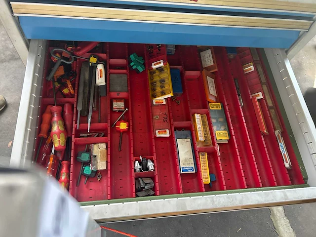 2 x tool cabinet for lot 4 with tools and parts for machine - afbeelding 7 van  12
