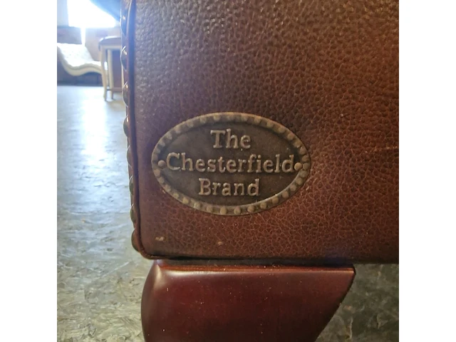 2-zis bank chesterfield, sint james, bruin - afbeelding 4 van  8