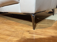 2-zits bank, beige leer, elektrisch verstelbare relaxfunctie - afbeelding 5 van  5