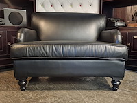 2-zits bank chesterfield, bolton, zwart