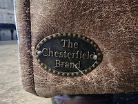 2-zits bank chesterfield, brighton, bruin - afbeelding 6 van  6
