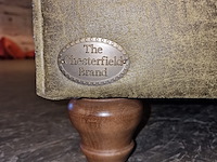 2-zits bank chesterfield, brighton, groen - afbeelding 5 van  6