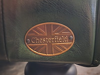 2-zits bank chesterfield, brighton, groen - afbeelding 3 van  6