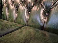 2-zits bank chesterfield, brighton, groen - afbeelding 4 van  6