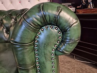 2-zits bank chesterfield, brighton, groen - afbeelding 6 van  6