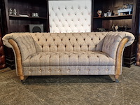 2-zits bank chesterfield, candytuft, grijs - afbeelding 1 van  6