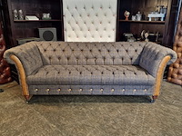 2-zits bank chesterfield, candytuft, grijs - afbeelding 1 van  7