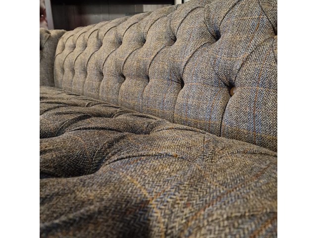 2-zits bank chesterfield, candytuft, grijs - afbeelding 5 van  7