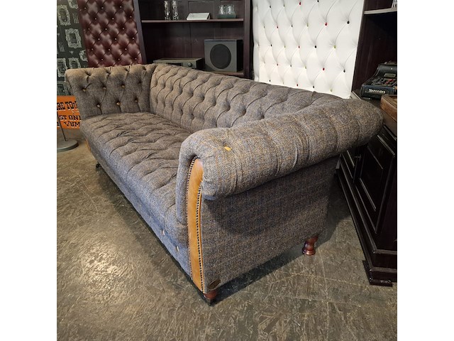 2-zits bank chesterfield, candytuft, grijs - afbeelding 6 van  7