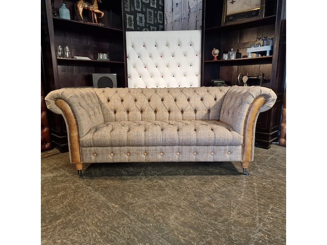 2-zits bank chesterfield, candytuft lodge, grijs - afbeelding 4 van  8