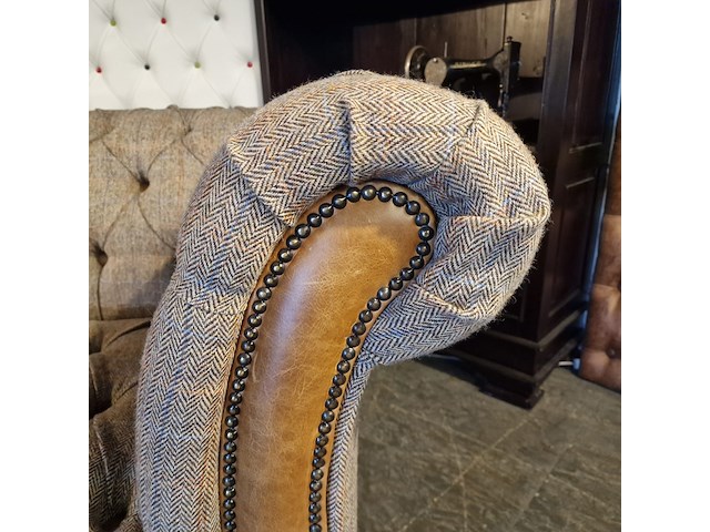 2-zits bank chesterfield, candytuft lodge, grijs - afbeelding 5 van  8