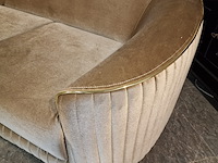 2-zits bank chesterfield, cessnock, bruin - afbeelding 3 van  4