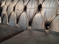 2-zits bank chesterfield, charlston, blauw - afbeelding 3 van  5