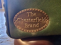 2-zits bank chesterfield, charlston , groen - afbeelding 4 van  5