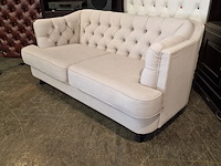 2-zits bank chesterfield, chesterfield, grijs - afbeelding 1 van  5