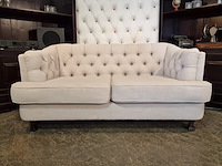 2-zits bank chesterfield, chesterfield, grijs - afbeelding 2 van  5