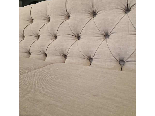 2-zits bank chesterfield, chesterfield, grijs - afbeelding 4 van  5