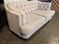 2-zits bank chesterfield, chesterfield, grijs - afbeelding 5 van  5