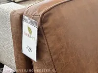 2 zits bank cognac/bruin - afbeelding 4 van  4